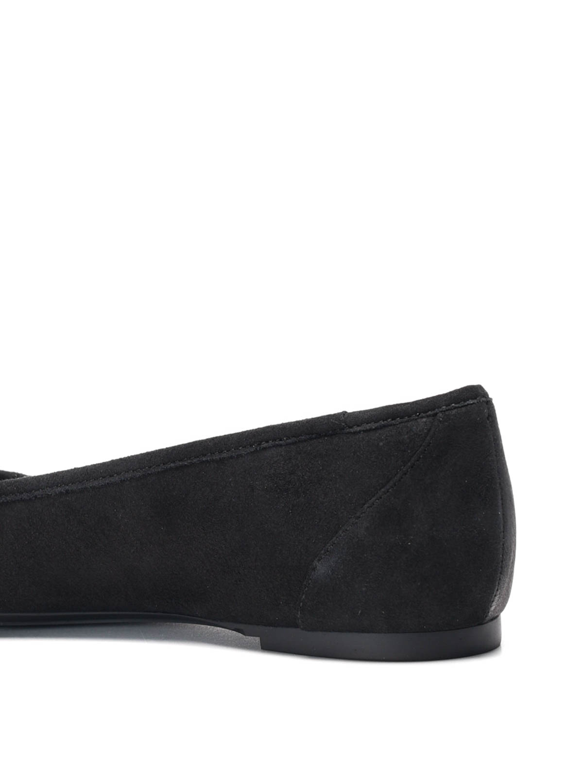 Michael kors black sales suede flats