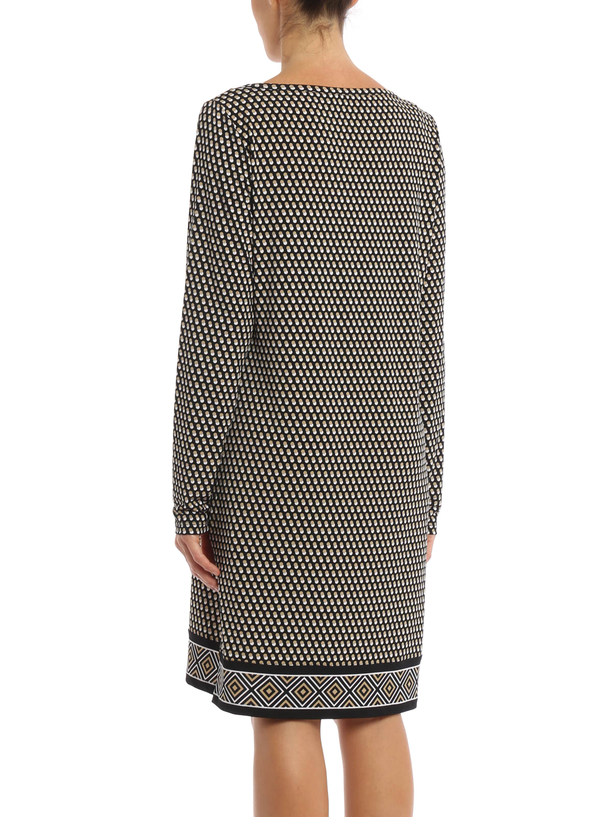 Michael Kors Polka dot jersey dress - Beige - Women|MU68VMJ4LV250