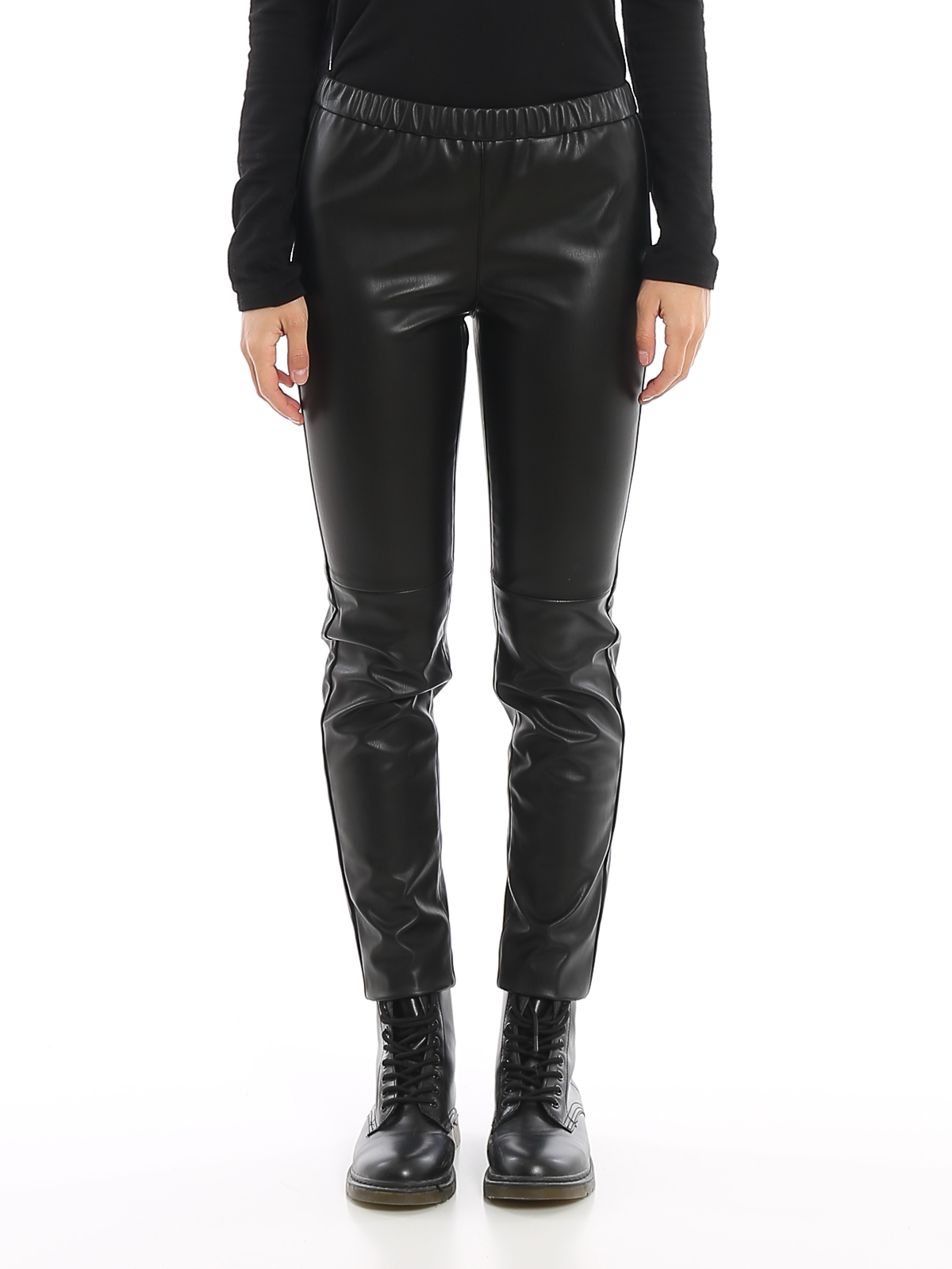 Leather trousers Michael Kors - Faux leather leggings - MB93GJXBFS001