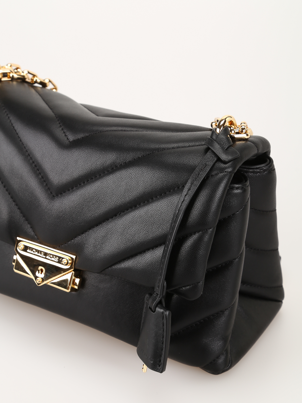 Michael Kors CeCe Leather Medium Chain Shoulder Bag in Truffle Handbags  Amazoncom