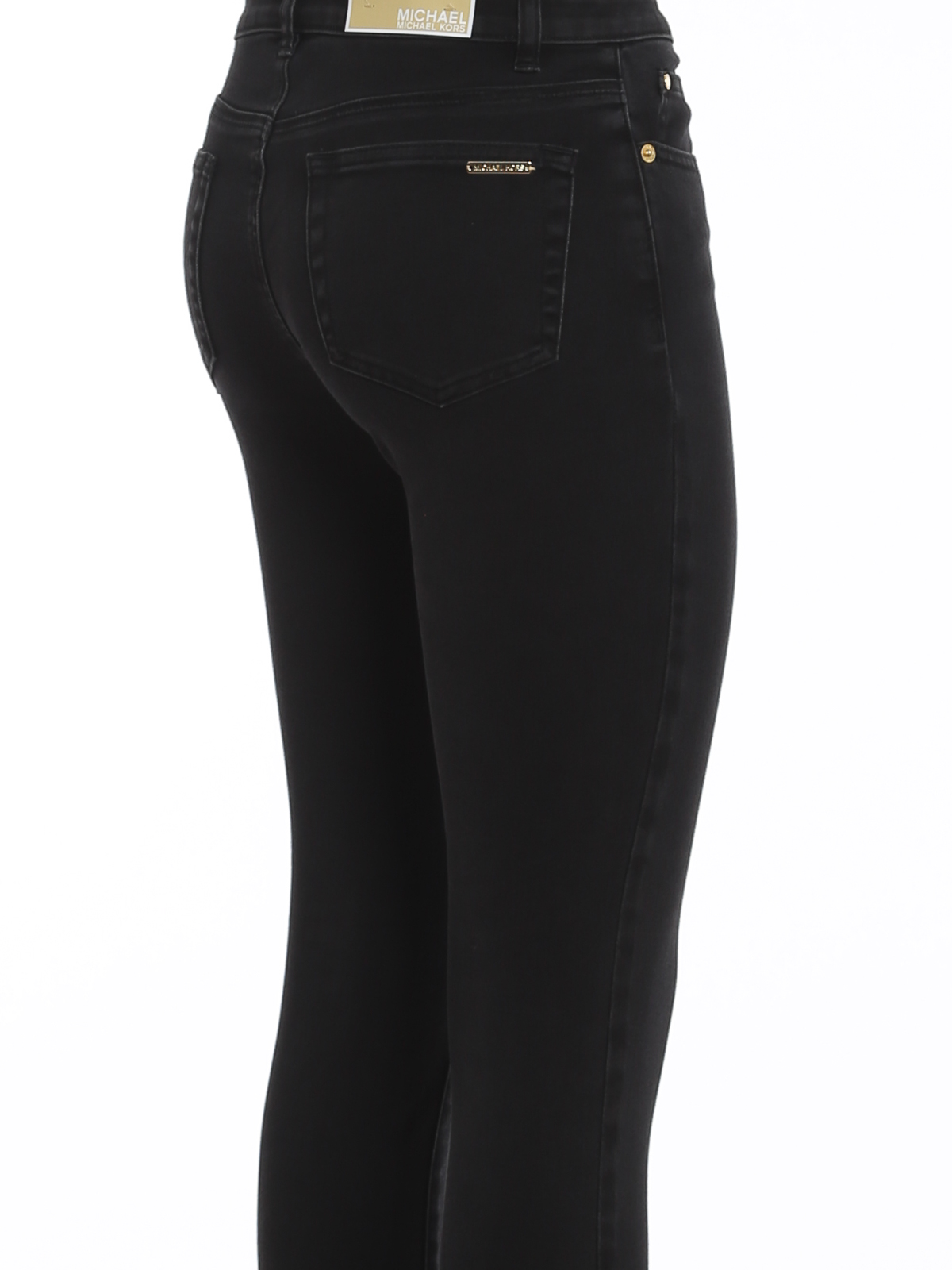 Shop Michael Kors Selma Jeans In Black