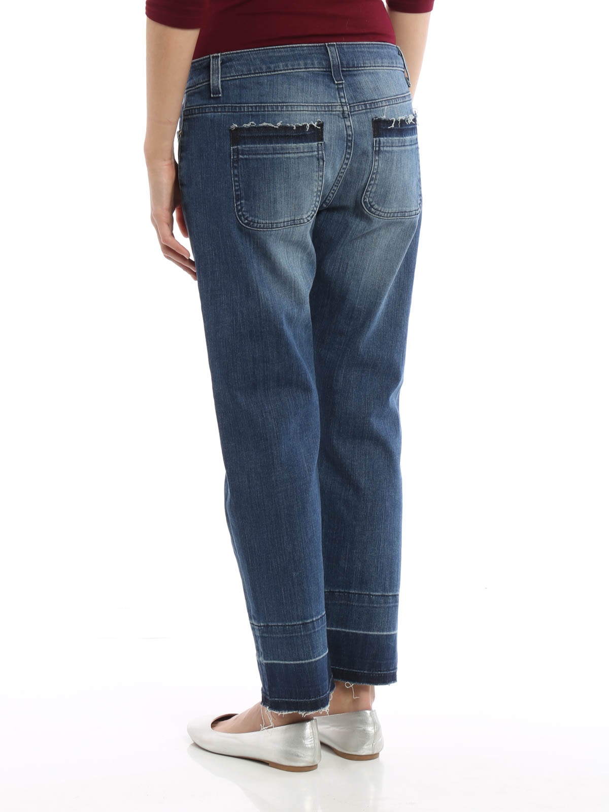 Michael kors best sale straight leg jeans