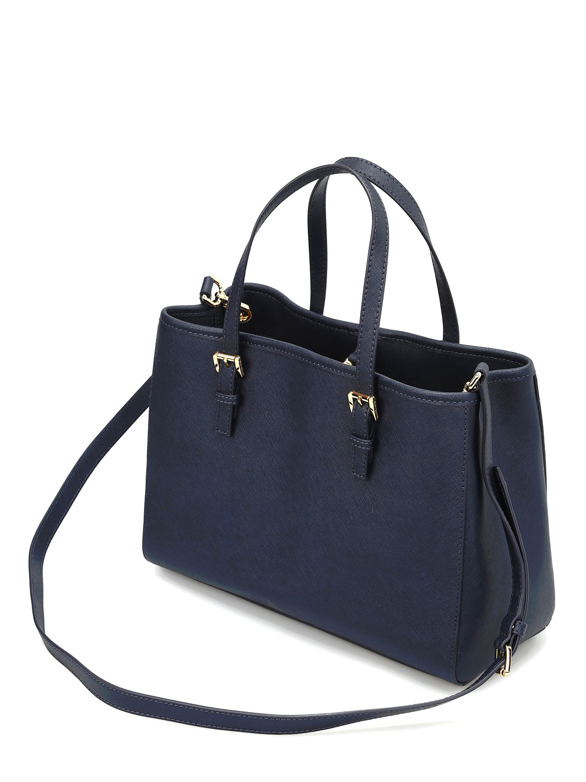 Genuine MICHAEL KORS Navy blue Saffiano Leather Tote Bag Handbag- Great