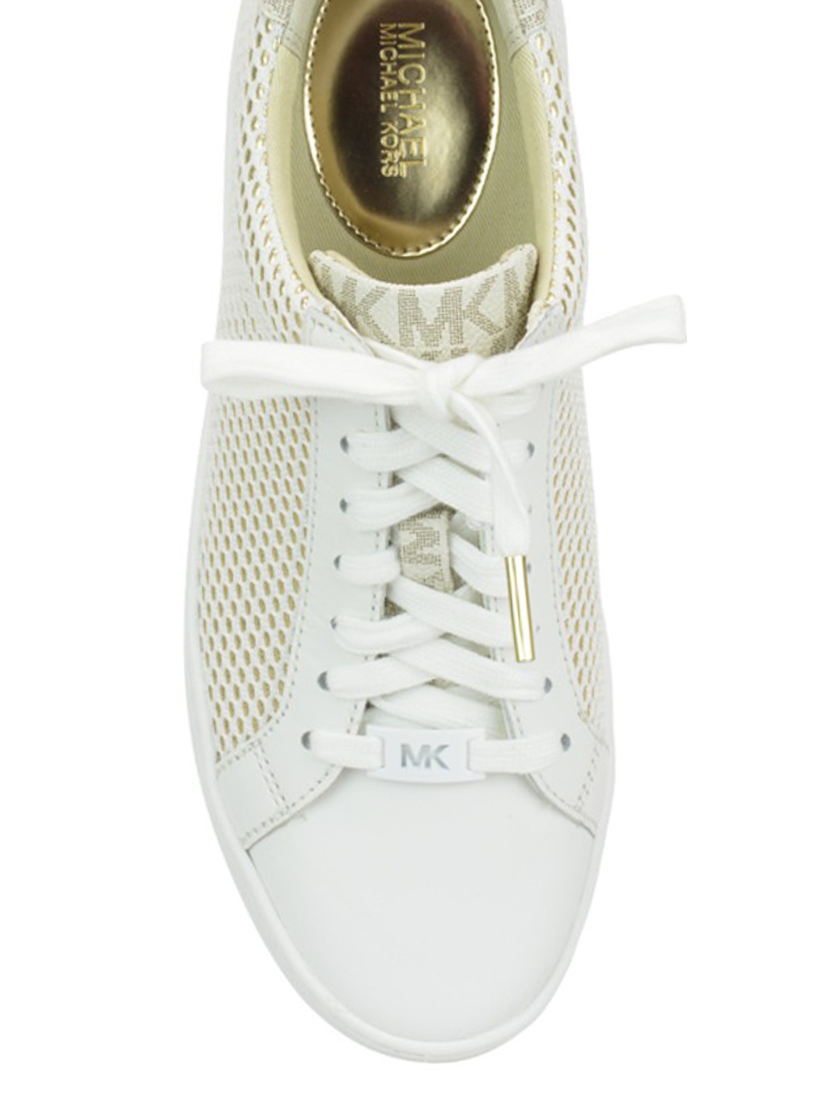 Trainers Kors - Irving white and gold sneakers - 43S9IRFS3D111