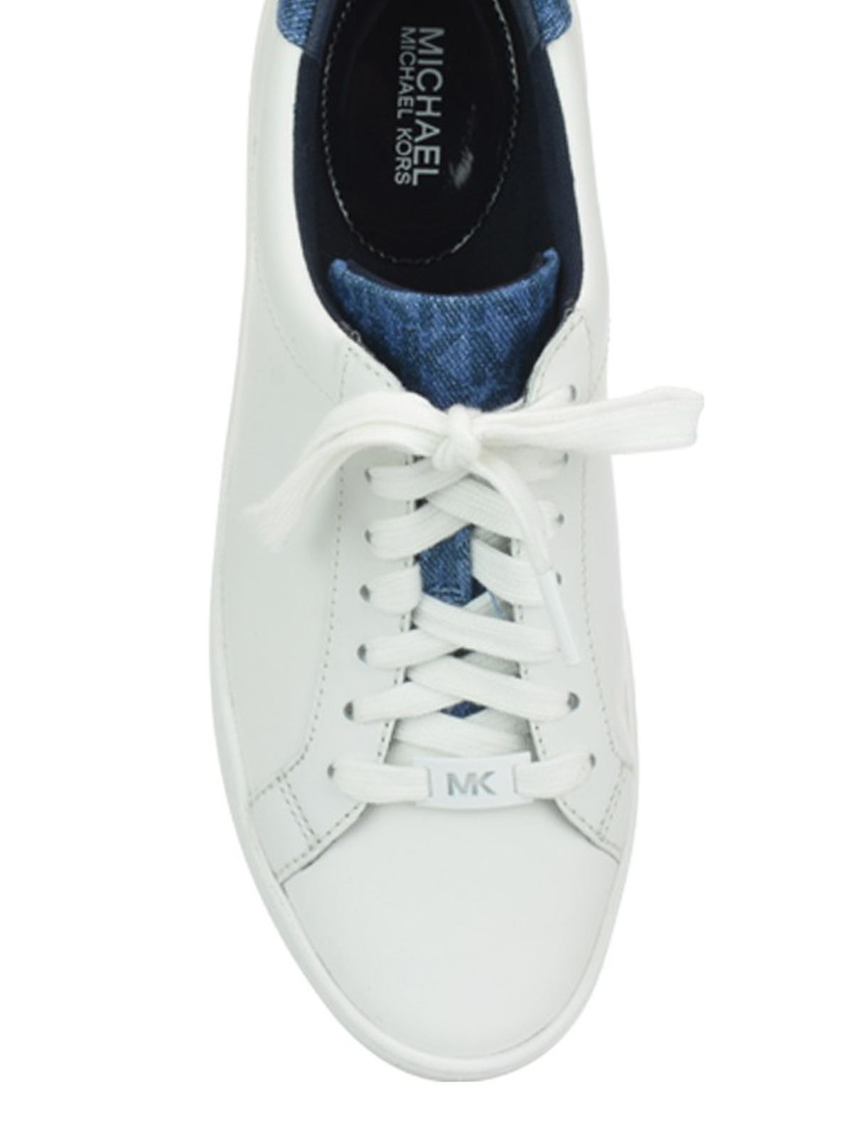 Trainers Michael Kors - Irving leather and denim sneakers - 43S9IRFS2L085