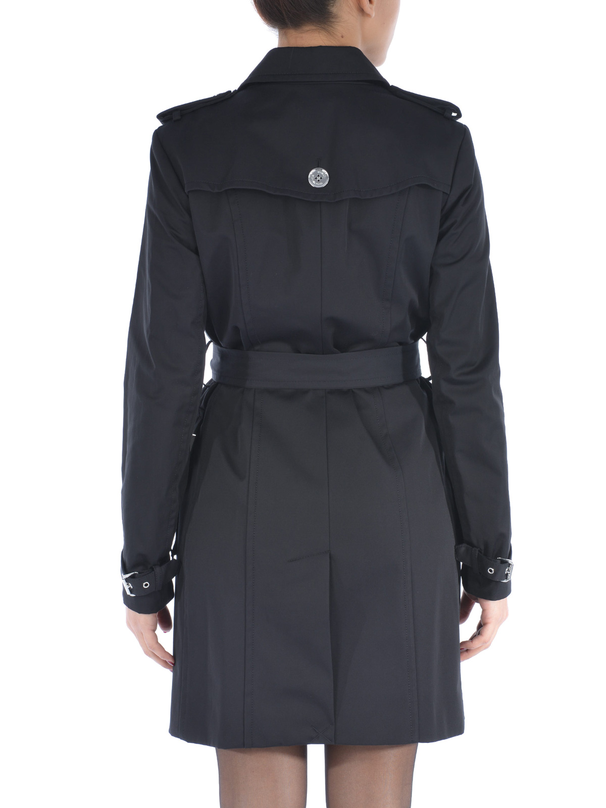 Michael Kors Short Womens Trench Coat Khaki