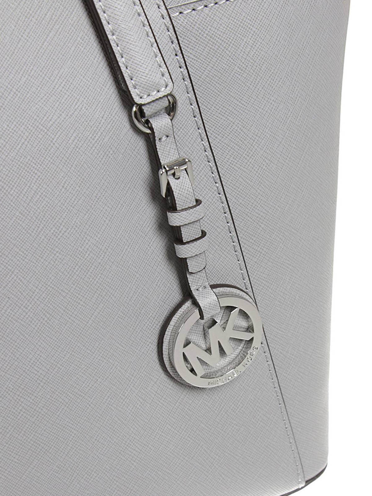 jet set saffiano travel tote bag pearl gray Michael Kors Medium Leather Introducing the Jet Set Item Ew Tz Tote Michael Kors Jet Set Travel