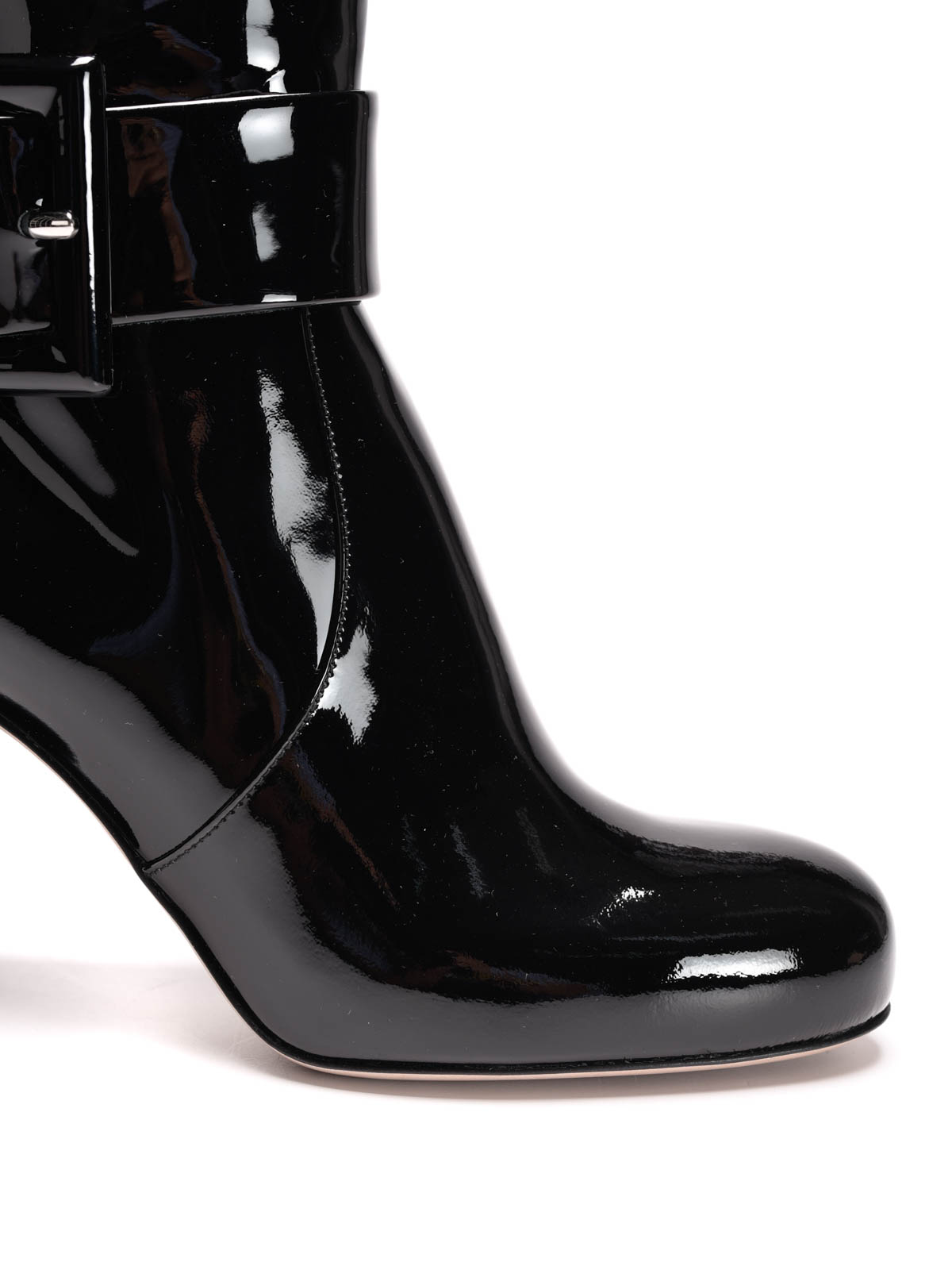 Miu Miu Patent leather ankle boots - Black - Women | 5T557AXWZF0002