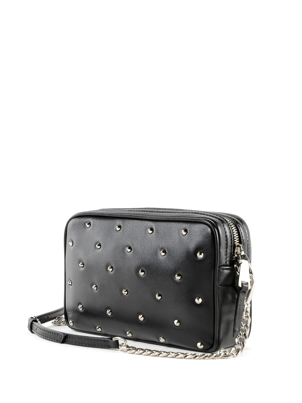 Cross body bags Miu Miu Lambskin studded camera bag