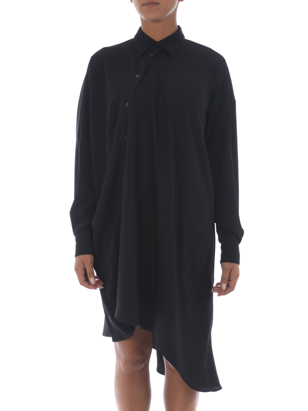 Knee length dresses MM6 Maison Margiela - Cady asymmetric shirt