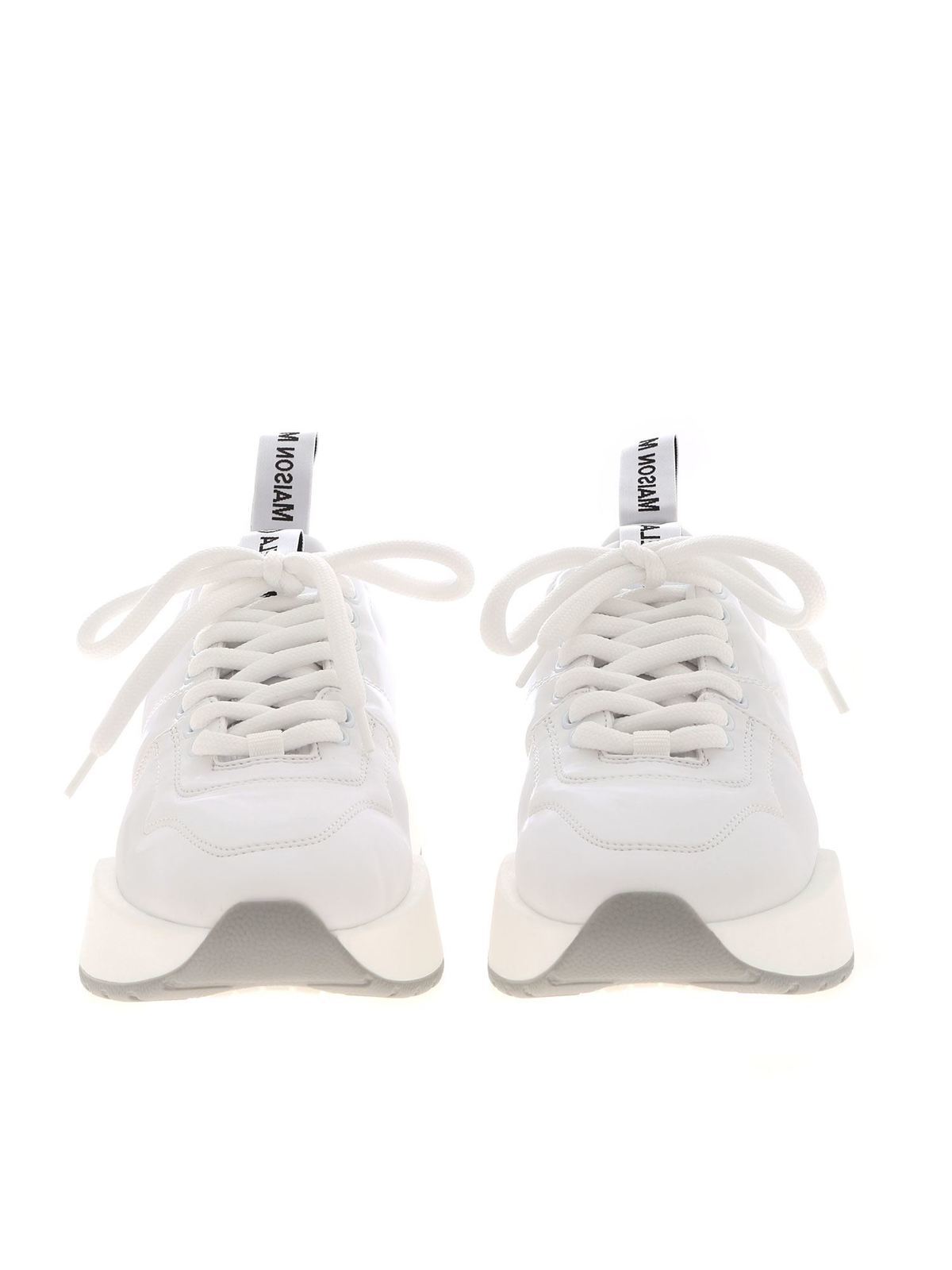 Maison Margiela MM6 スニーカー レディース 白 厚底 メゾン