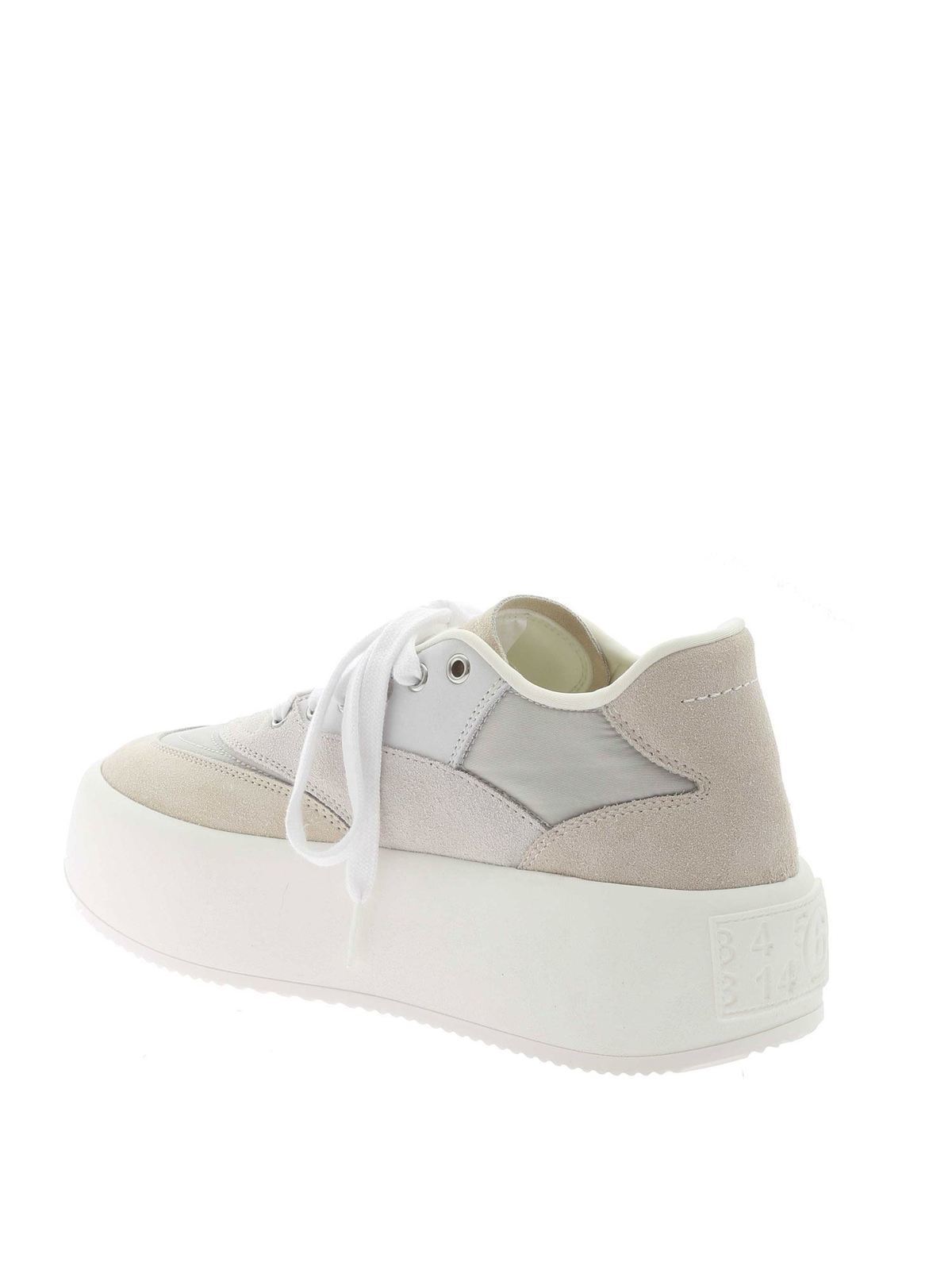 spray Arkæolog genvinde Trainers MM6 Maison Margiela - Fabric and suede sneakers in ivory color -  S66WS0005P4012H8491