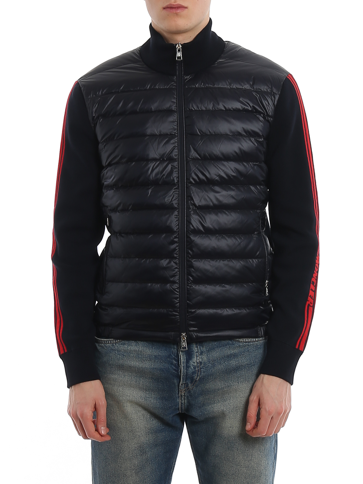 Cardigans Moncler - Padded front tricot cardigan - 9B50000V9059742