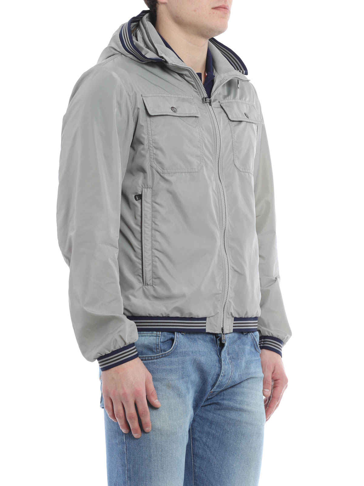 Moncler Jean Luc jacket Grey Men B1091410990553802910