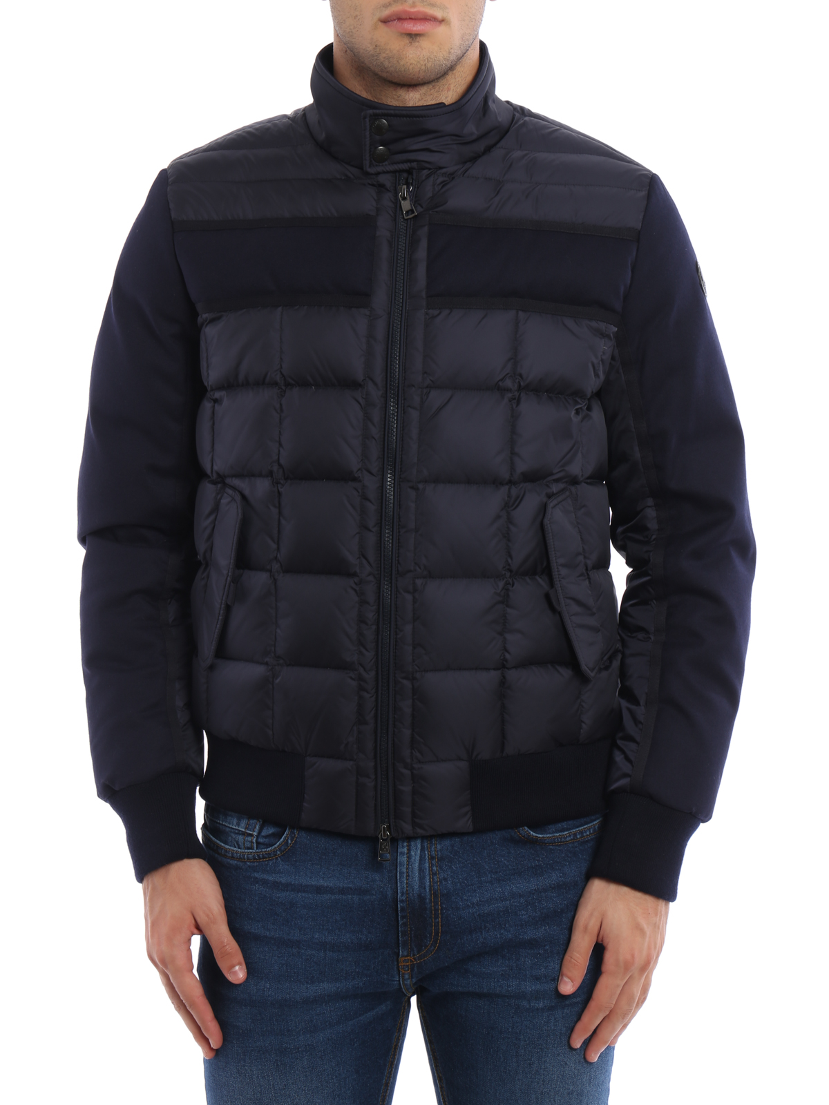 Padded jackets Moncler - Aramis nylon and wool padded jacket