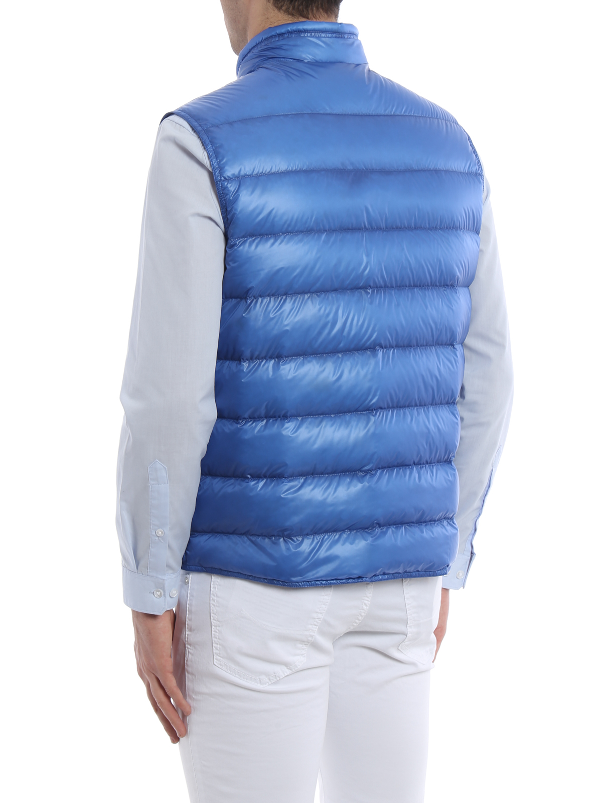 Moncler Gui padded vest - Light Blue - Men