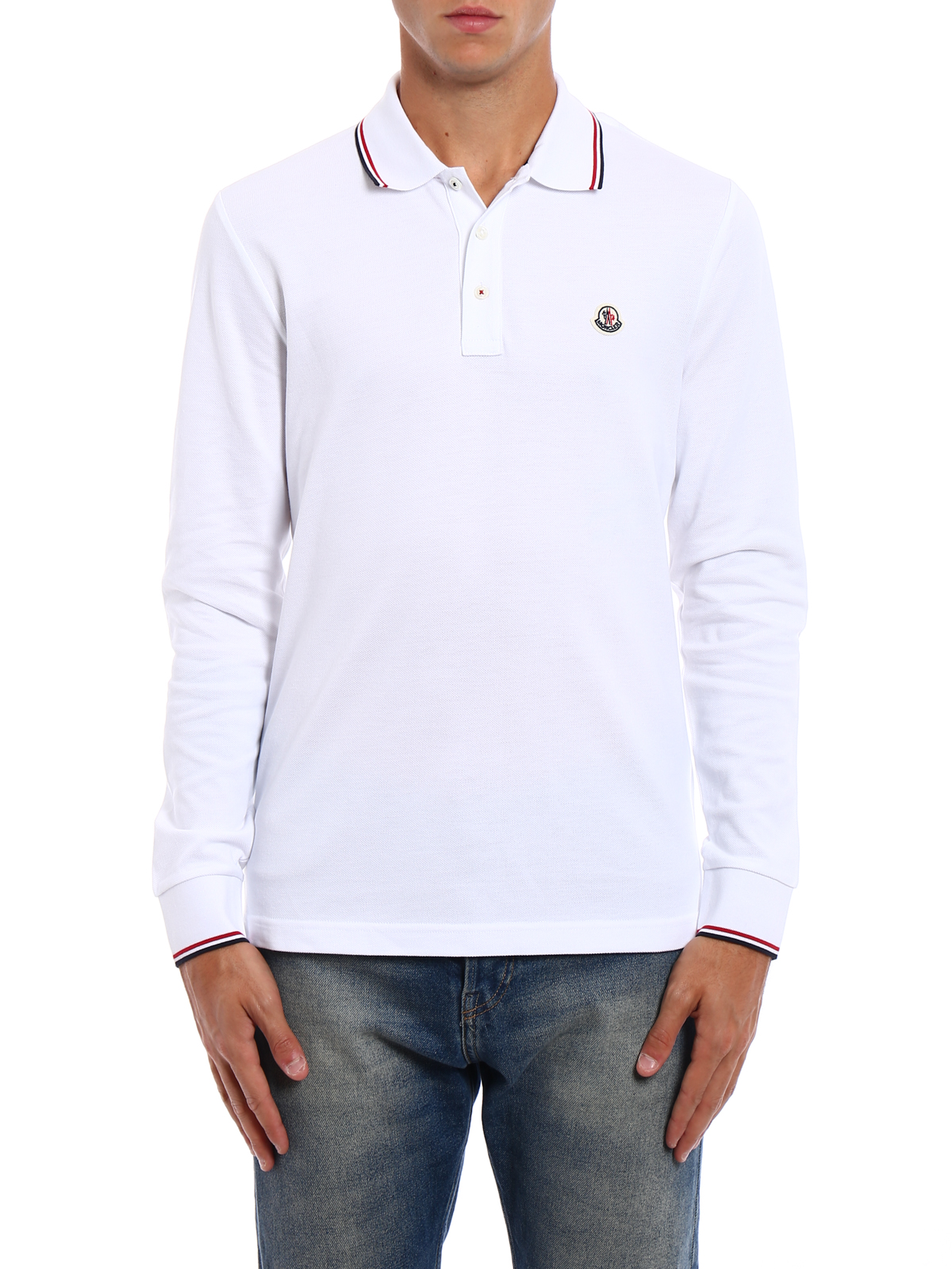 Moncler ポロシャツ - 白 - ホワイト|C2091834800084556001