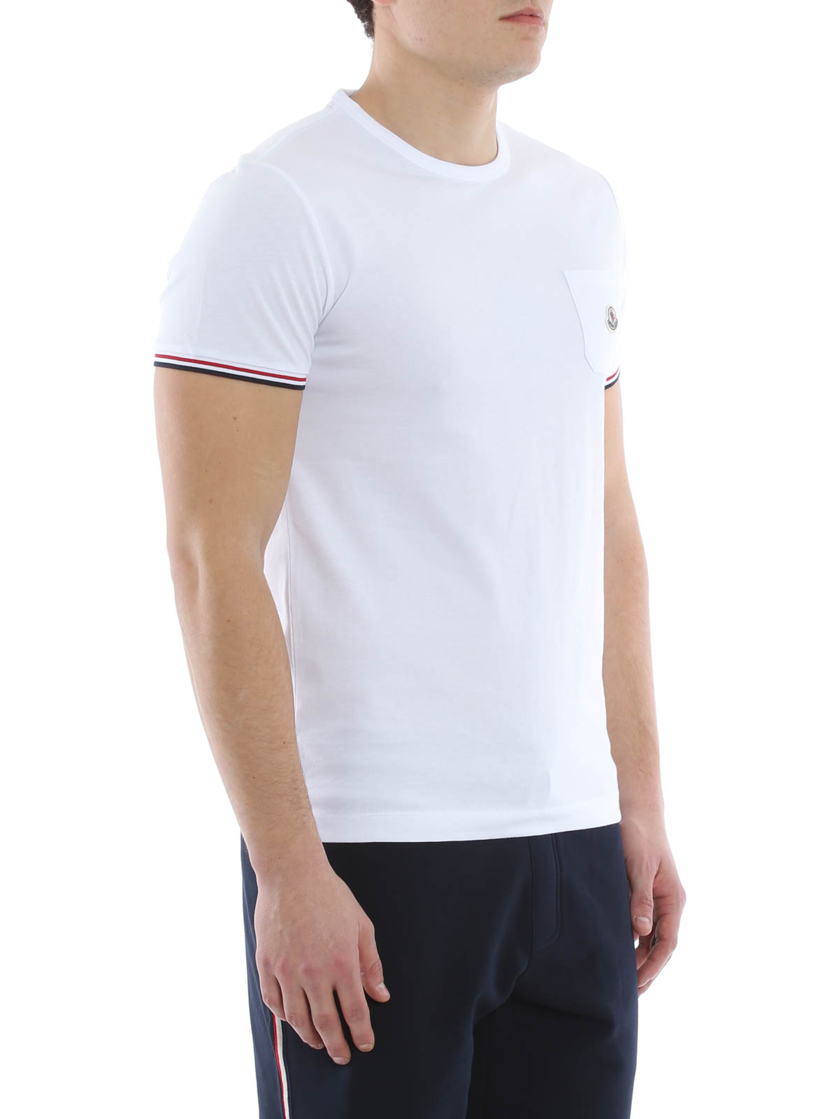 Moncler Patch pocket T-shirt - White - Men
