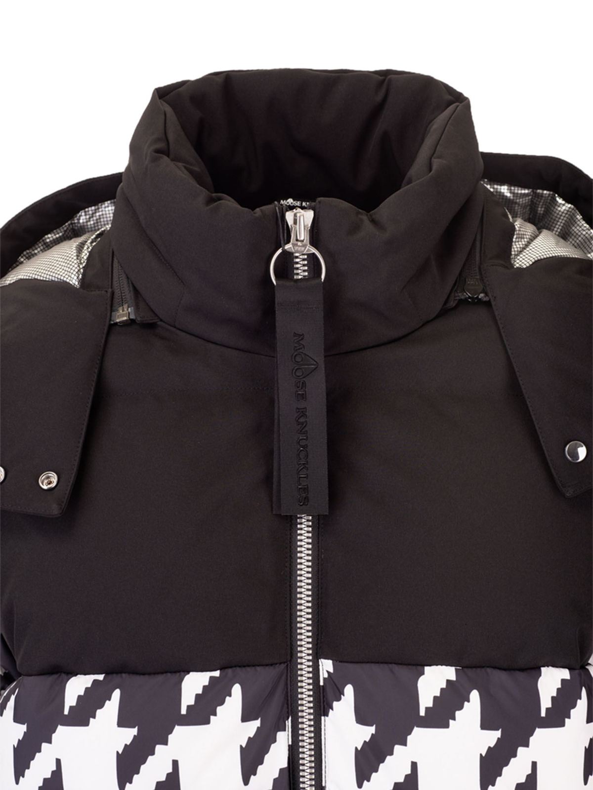 Moose Knuckles Tyrrell Puffer Down Jacket In Black M30lj123292