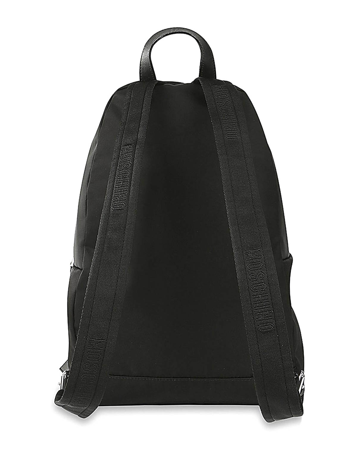 Moschino Interlocking clamp print backpack - Black|76998250 display picture 1
