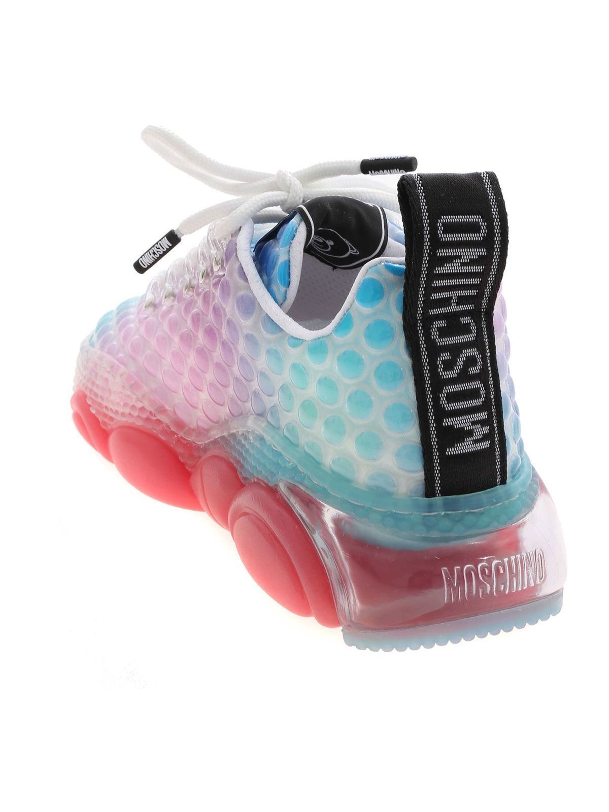 Shop Moschino Double Bubble Sneakers In Multicolor