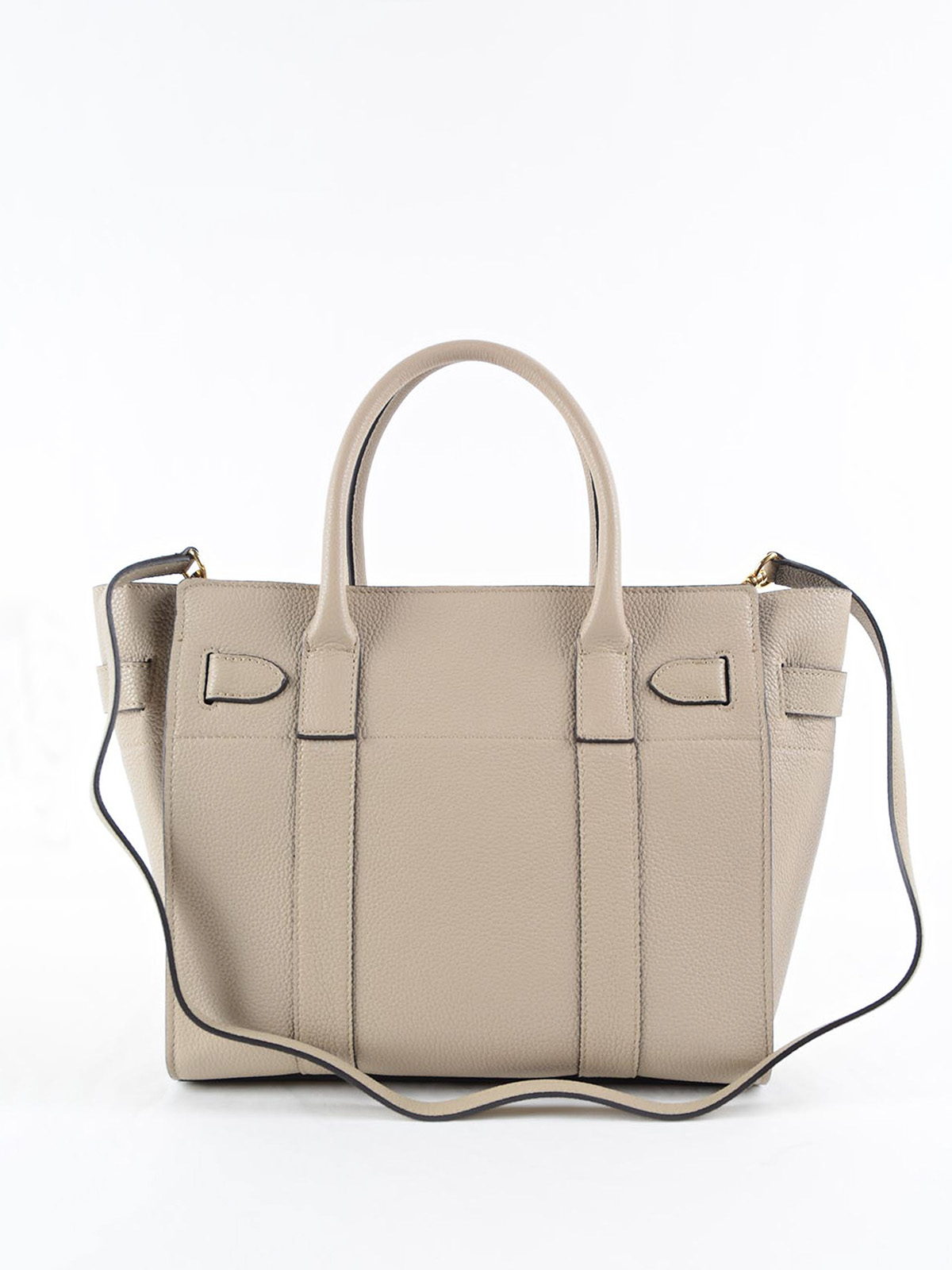 Mulberry Bayswater leather small tote - Beige|HH4406205P109