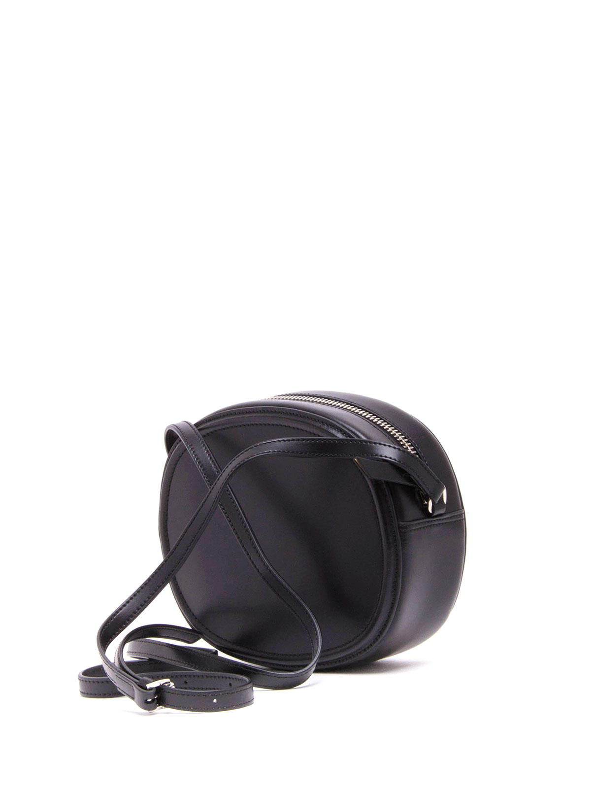 N°21 Metal logo leather cross body bag - Black | 7200B5369001