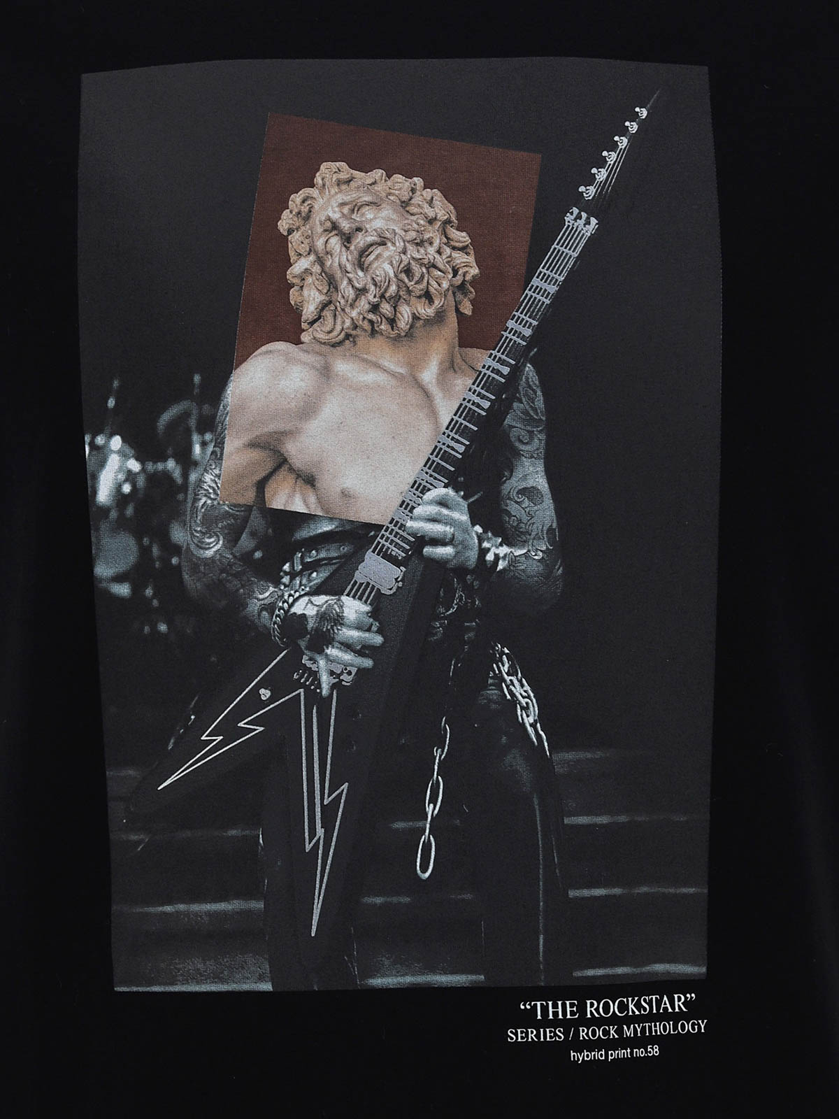 Neil Barrett Rock Mythology T-shirt - Black|PBJT793DP557S1874
