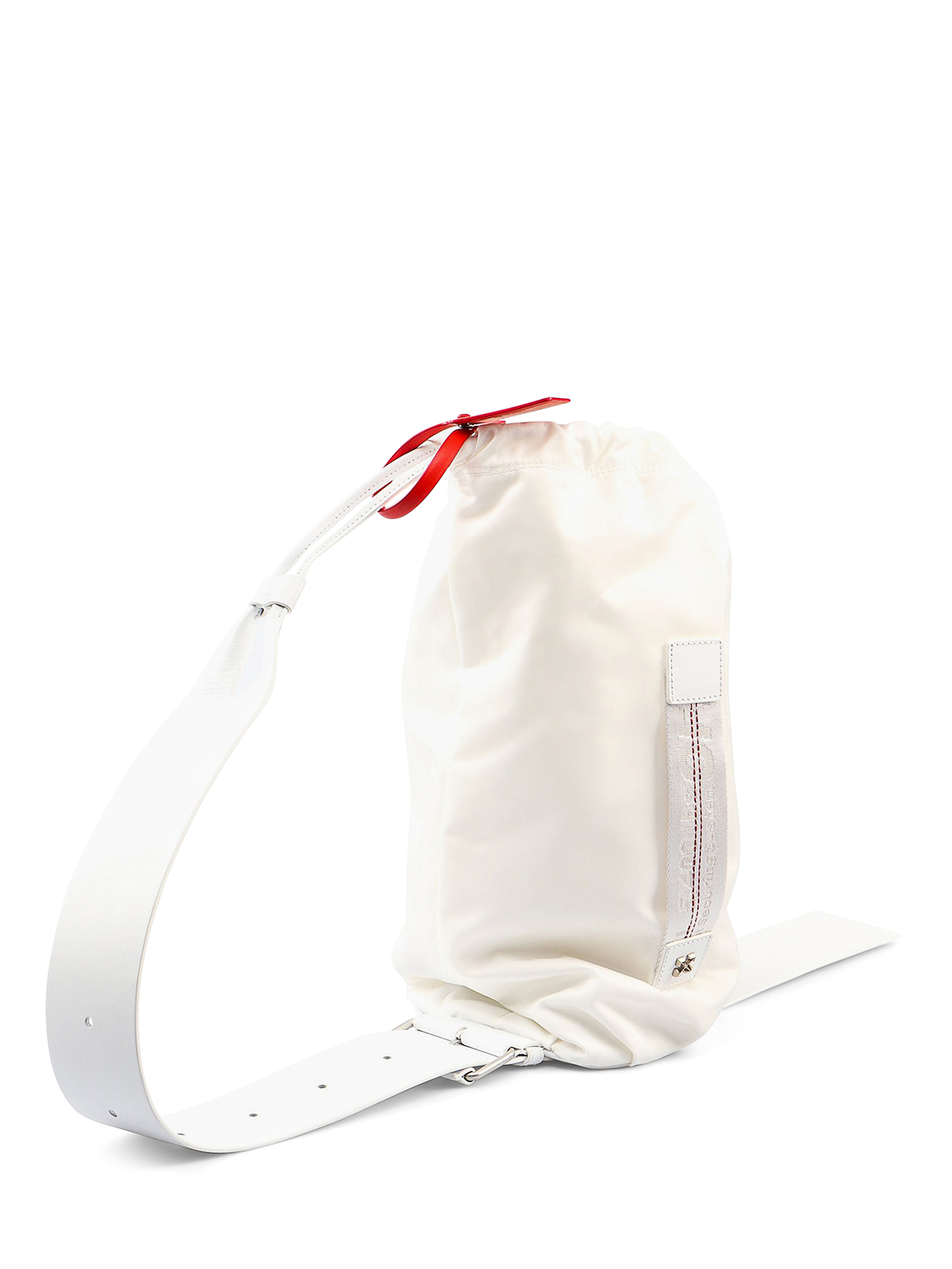 Backpacks Off-White - White nylon one shoulder backpack