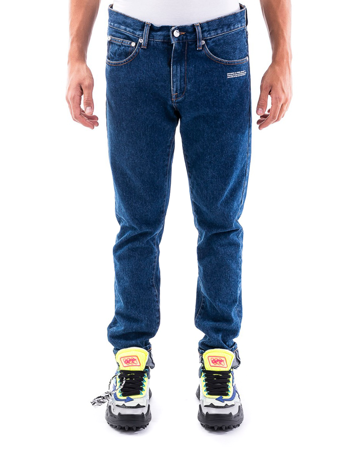 Straight leg jeans Off-White - Printed denim jeans