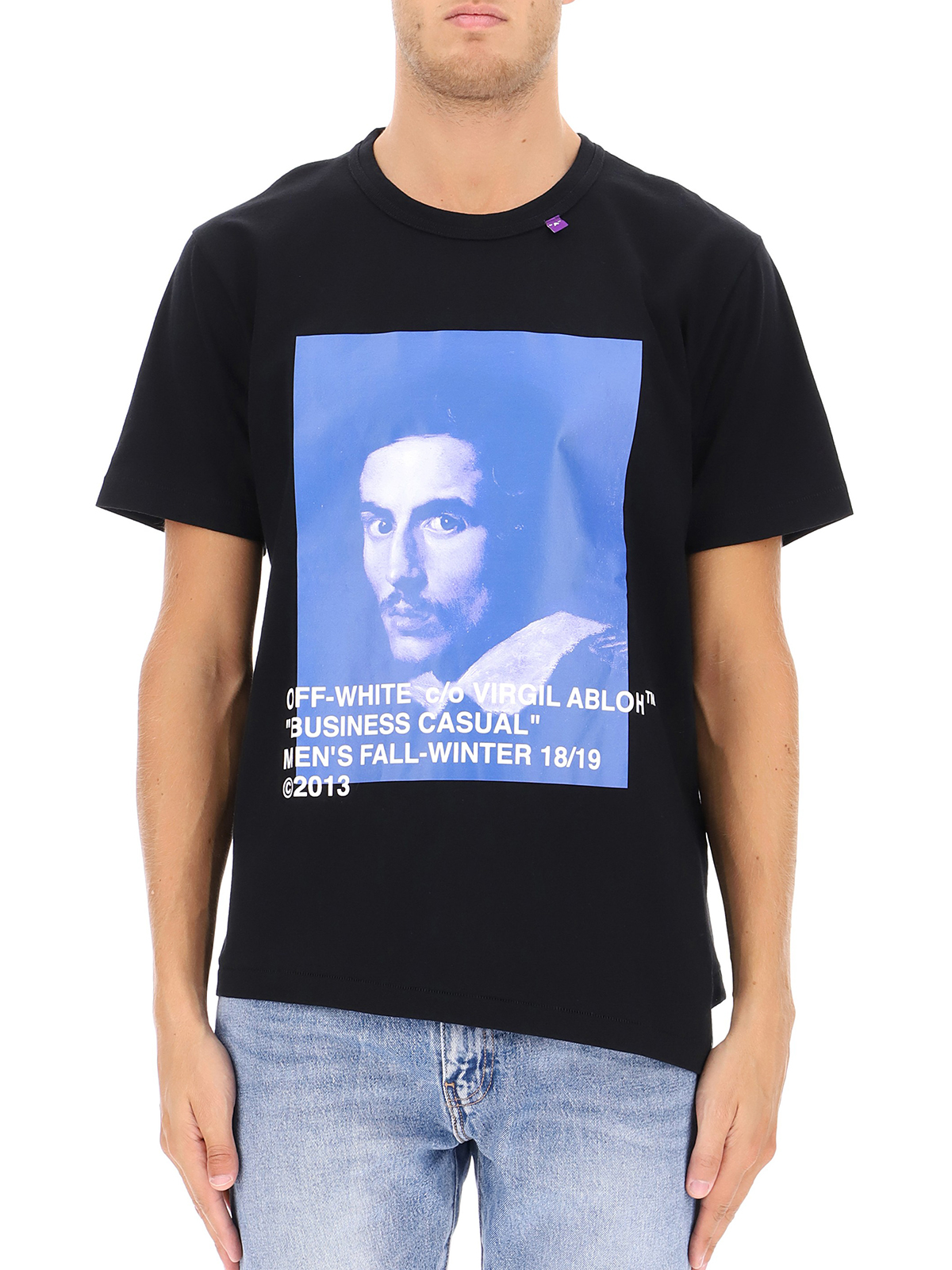 T-shirts Off-White - Black Bernini T-shirt - OMAA032F181850111030