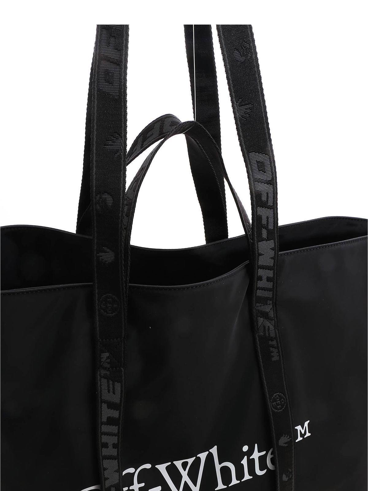 Totes bags Off White Commercial Tote bag in black