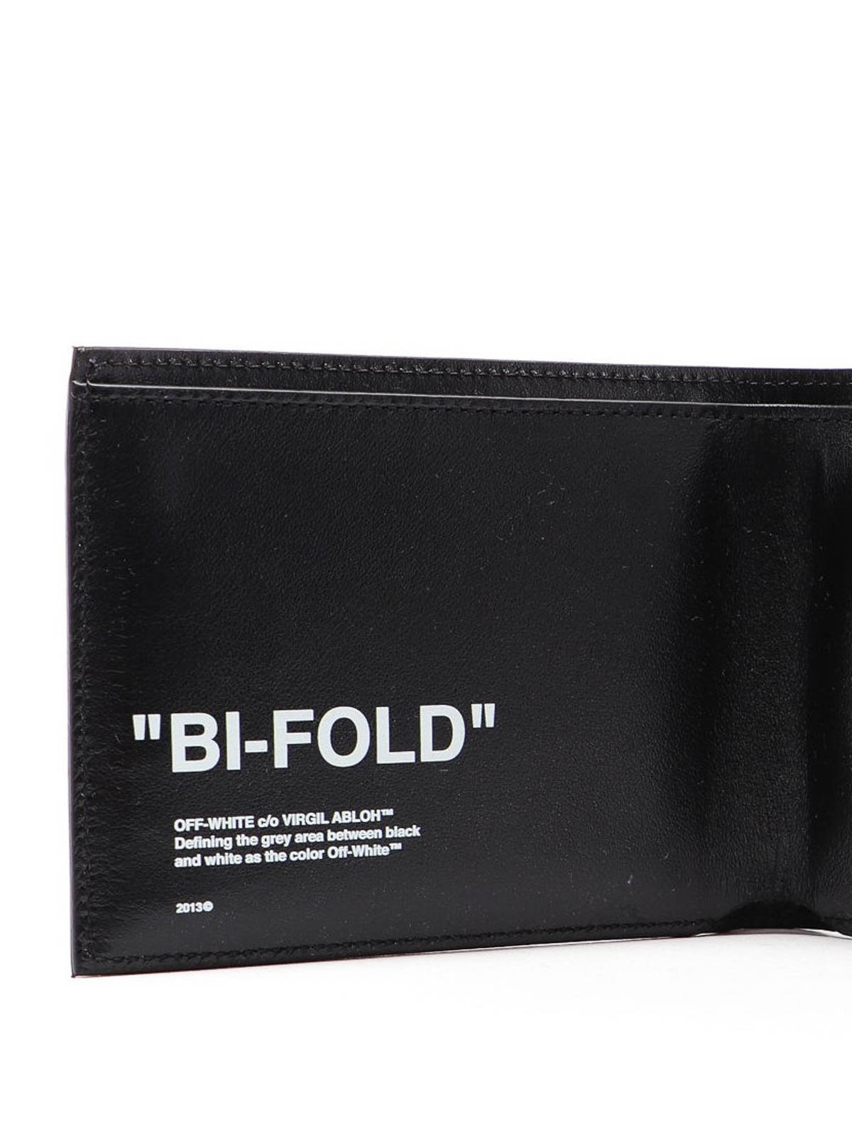 Off white bifold wallet