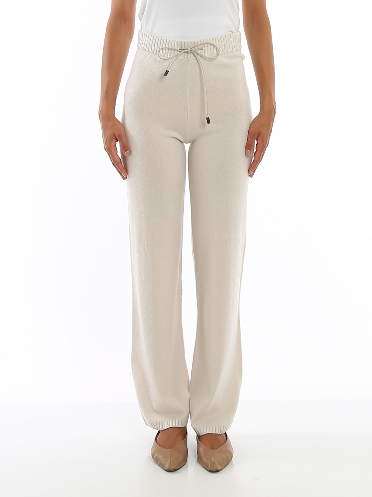 PESERICO, Drawstring Linen Pants, Women