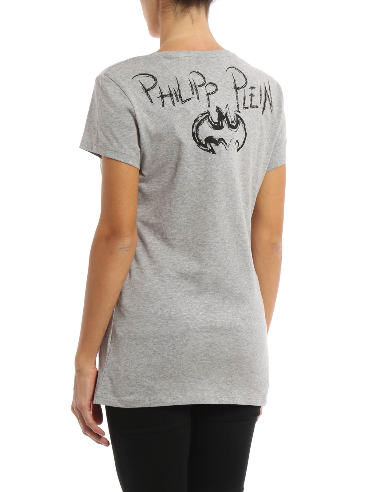 Tシャツ Philipp Plein - Tシャツ Batman Mini - グレー ...