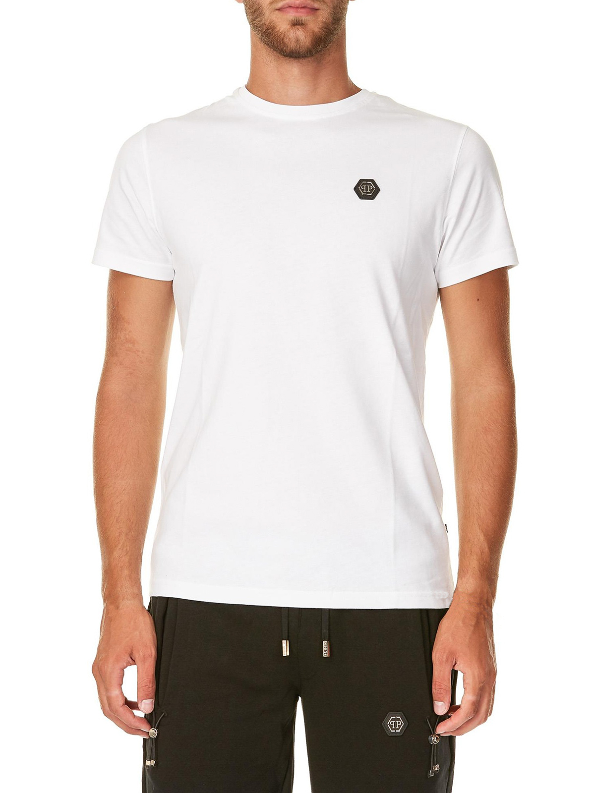 Mantel Puur Storen T-shirts Philipp Plein - Original cotton jersey T-shirt - MTK2557PJY002N01