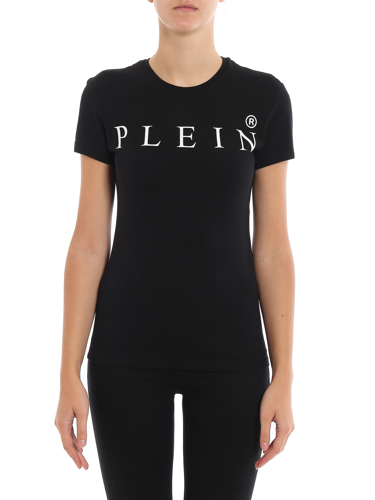 Philipp Plein - Rubber logo black T-shirt