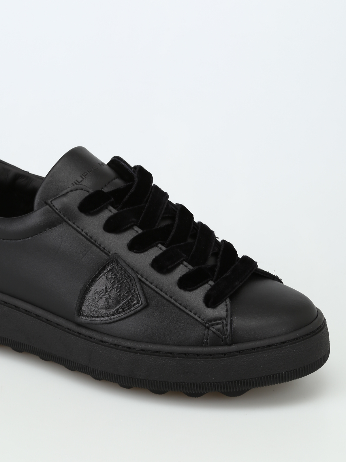 Trainers Philippe Model - Madeleine black leather sneakers - VBLDM004