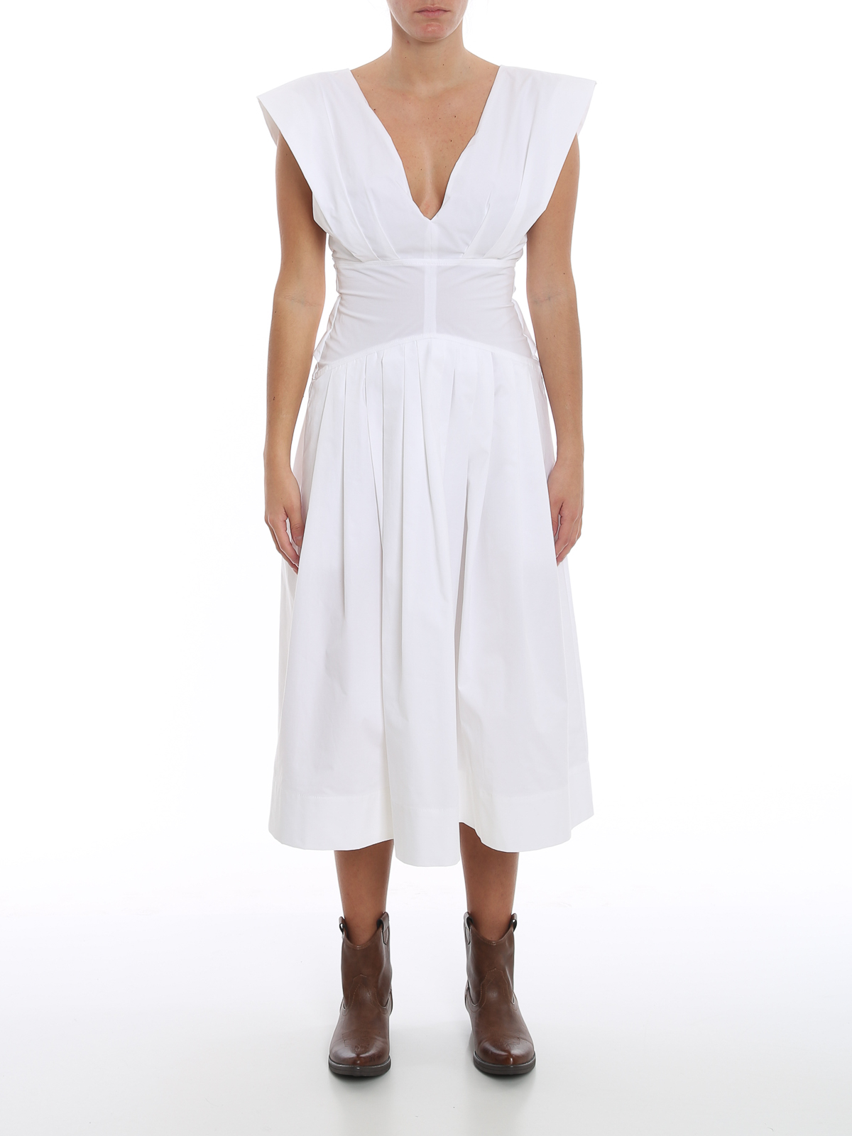 Philosophy di Lorenzo Serafini Empire waist dress|044007440001