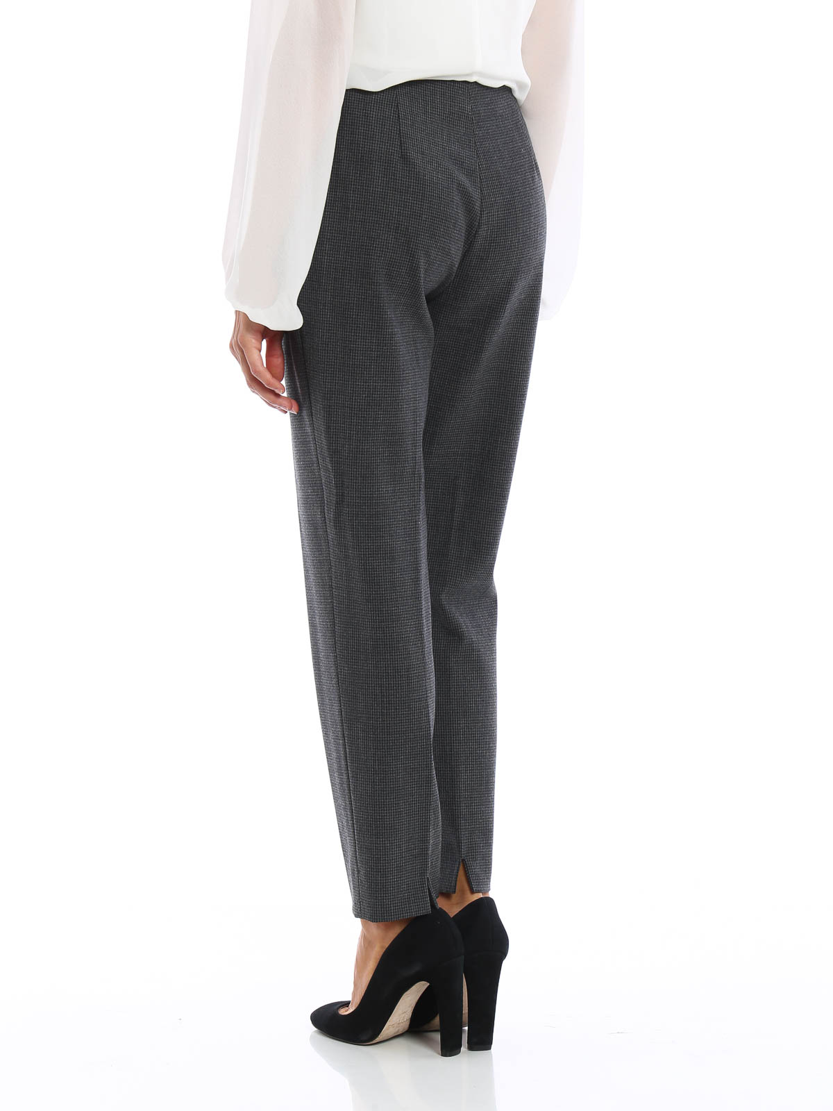 Tailored & Formal trousers Piazza Sempione - Monia houndstooth