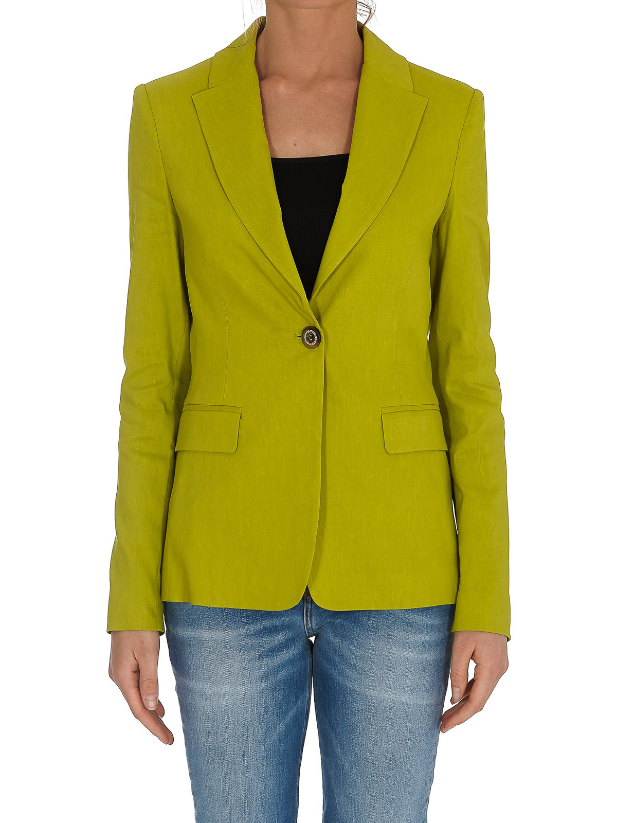 Pinko, Down Vest, Lime Yellow, S