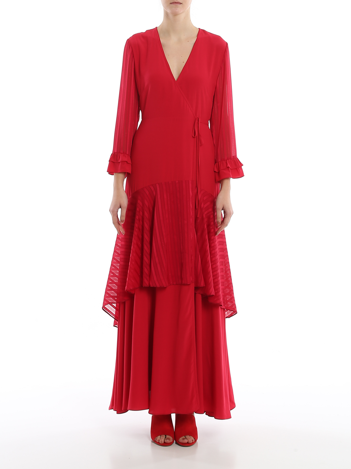 Pinko Zuccherino marocaine dress - Red - Women | 1G14RJY639R51