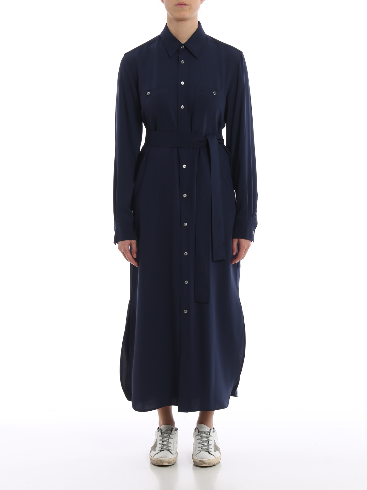 chinese dress ladies Tommy Jeans Women's Maxi Polo Dress, Dark Night Navy/Stripe XX-Small at  Amazon Women's Clothing store
