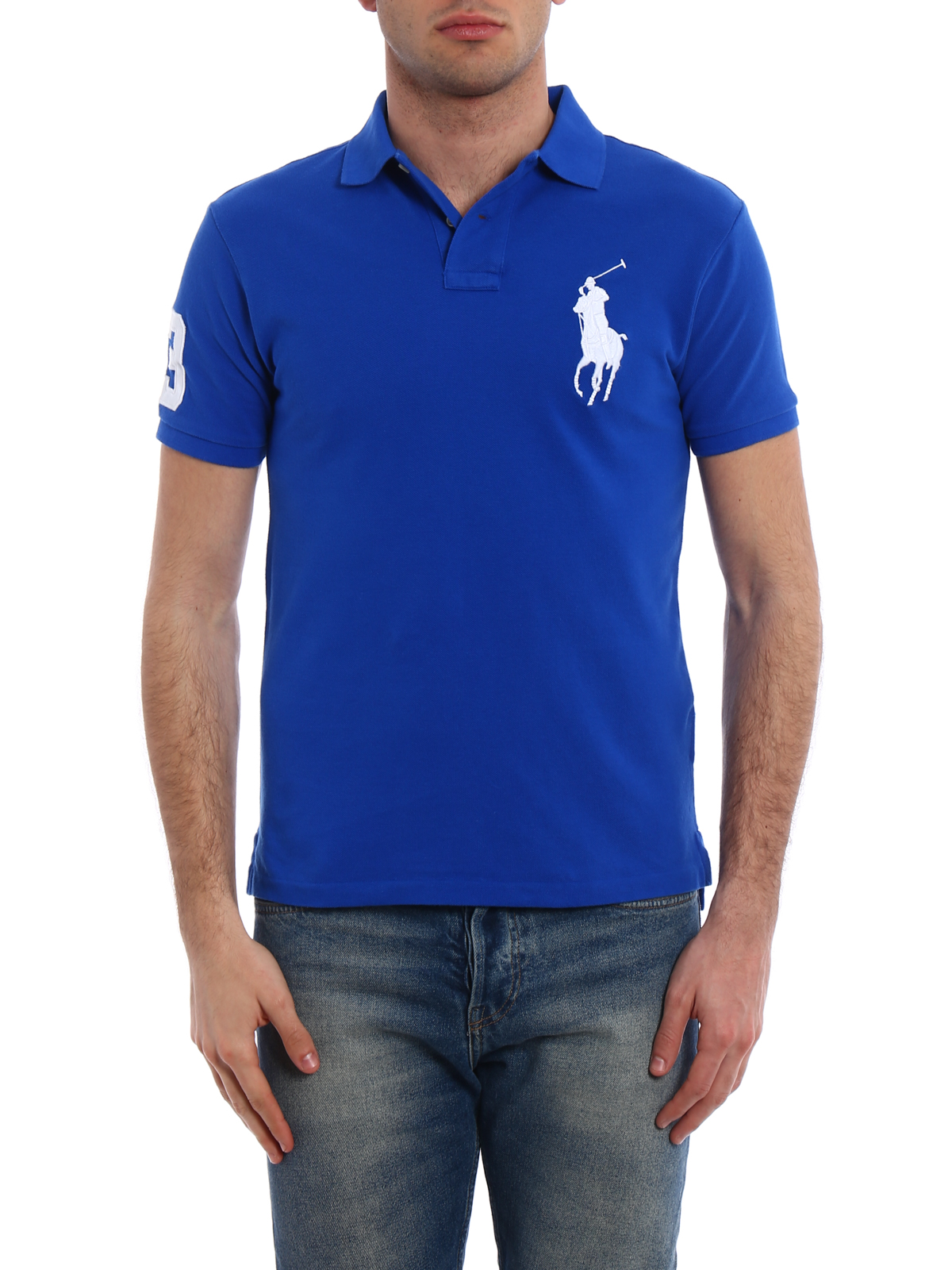 Polo Ralph Lauren Maxi logo embroidery polo shirt | 710692225006
