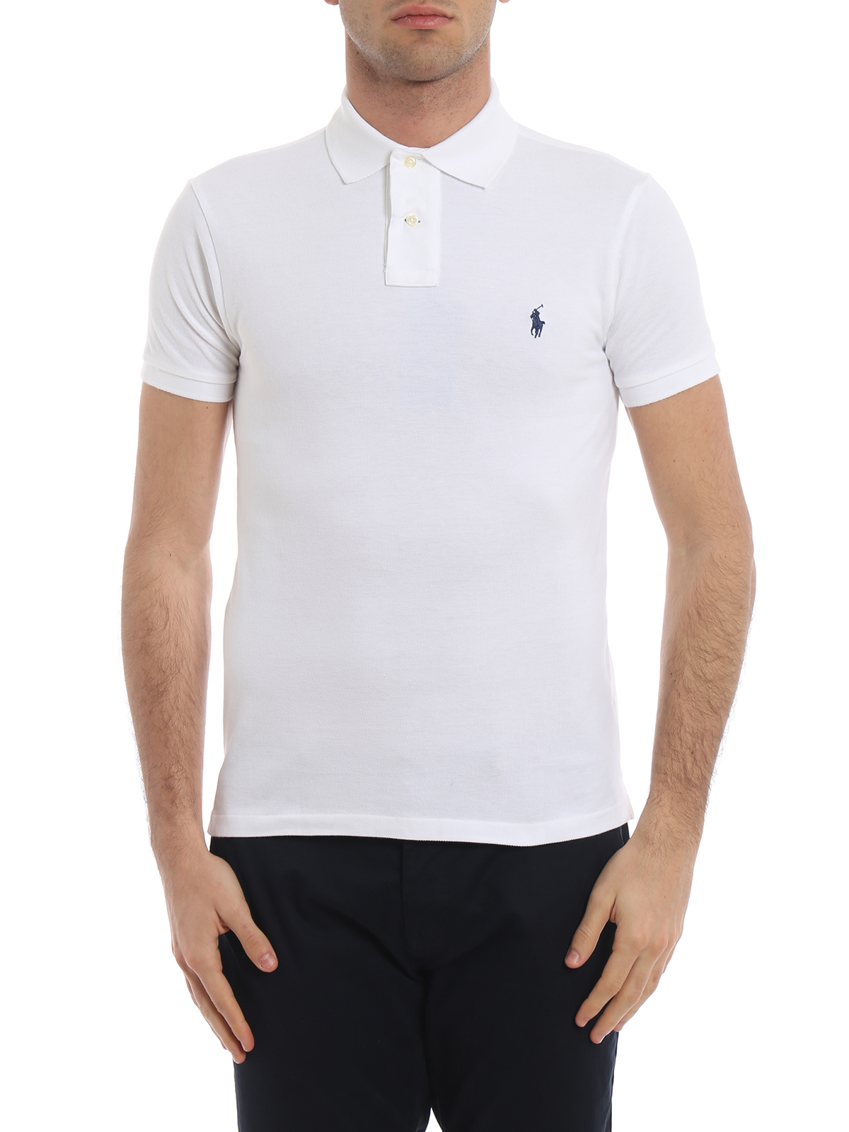 Ralph Lauren Slim Fit Polo Shirt, White
