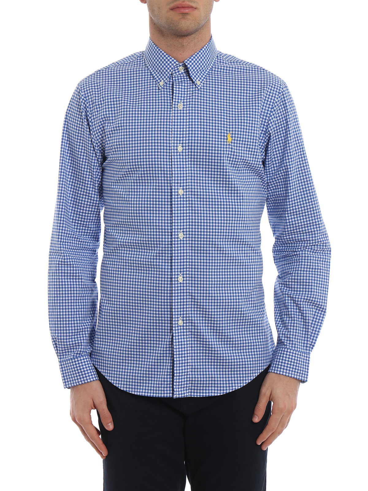 Shirts Polo Ralph Lauren - Micro check cotton b/d shirt - 710737080001