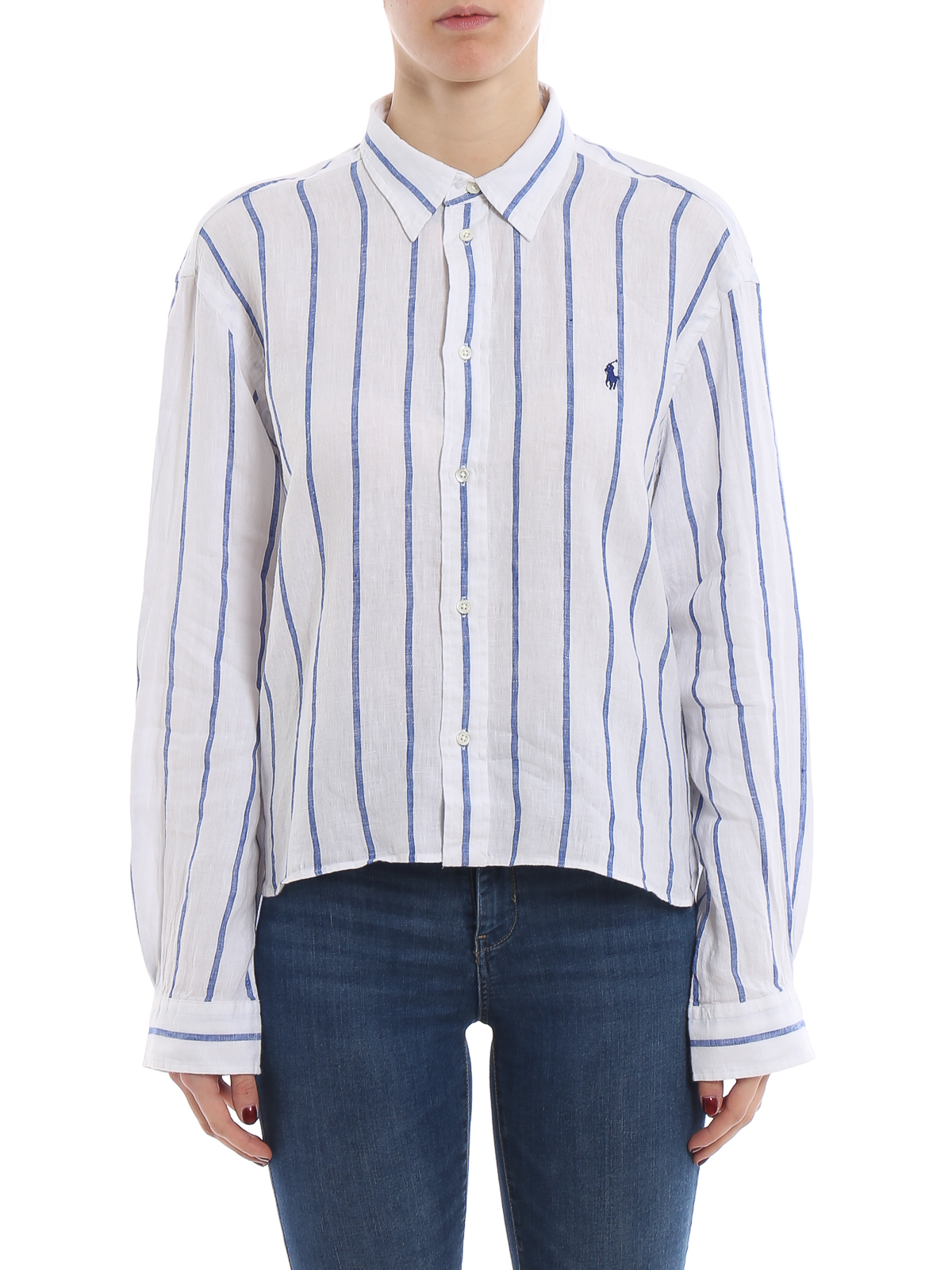 Shirts Polo Ralph Lauren - Striped linen shirt - 211732640002