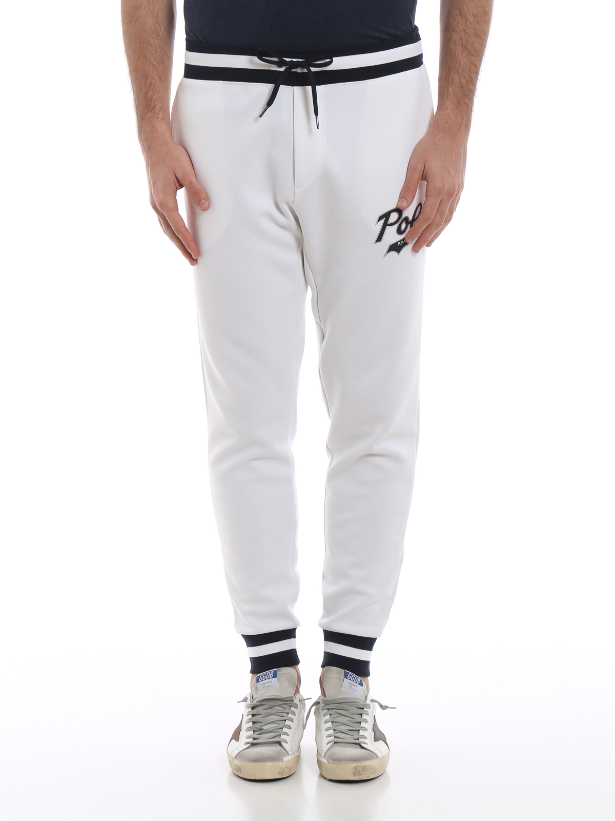 Ralph lauren tracksuit white hot sale