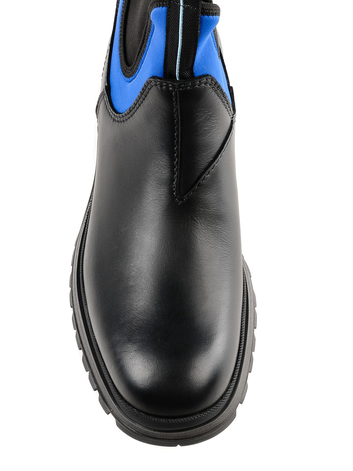 Prada Leather Climb slip-on bootie - Black - Men|4T33383V7211E display picture 1