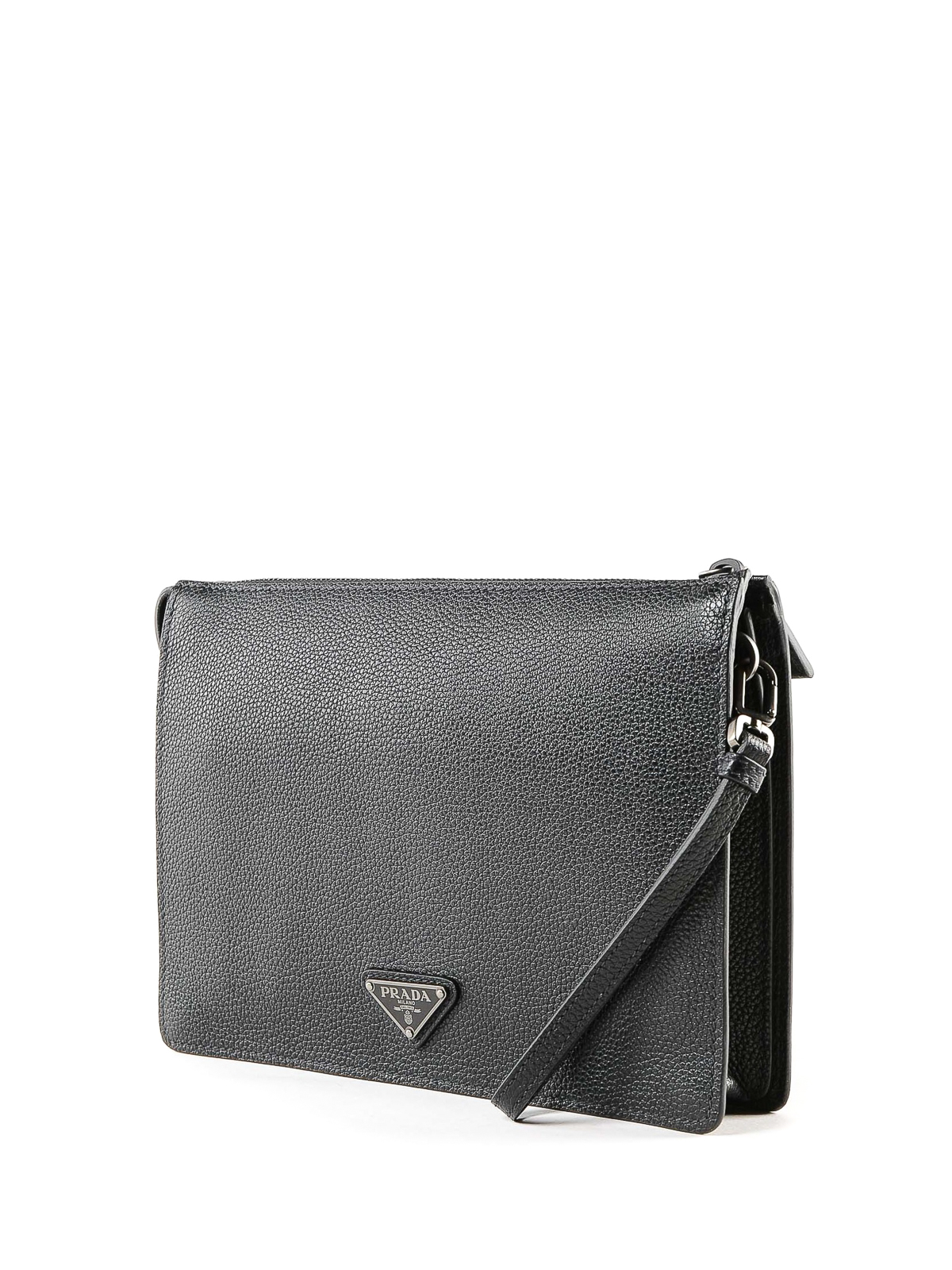 【PRADA】CLUTCH Prada Metallic Green Snakeskin Effect Crystal Embellished